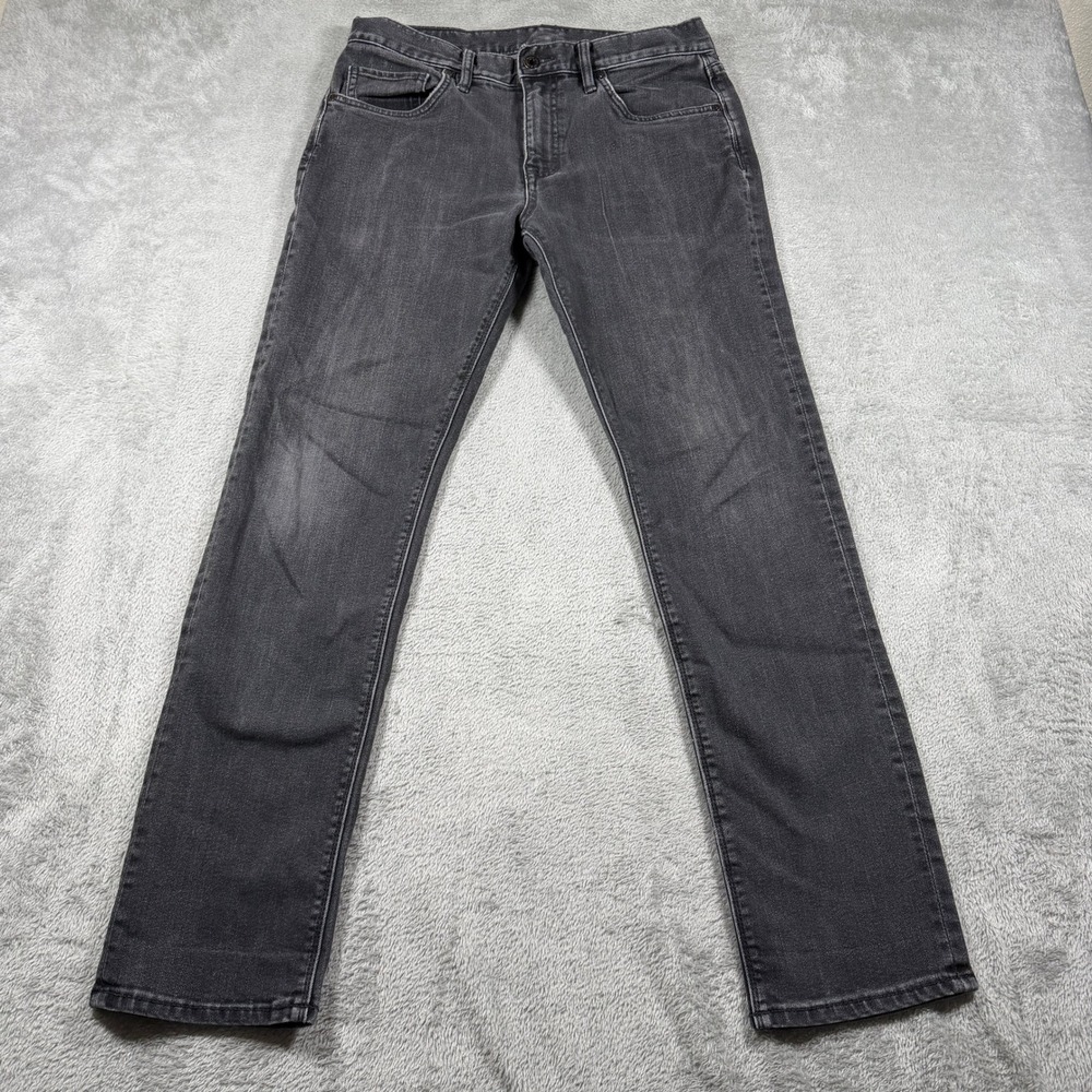 Roark Revival Jeans Mens 33x30 Gray Denim Straight Leg Faded